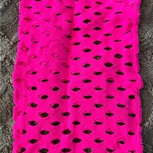 SHEIN Hot Pink Swim Coverup
